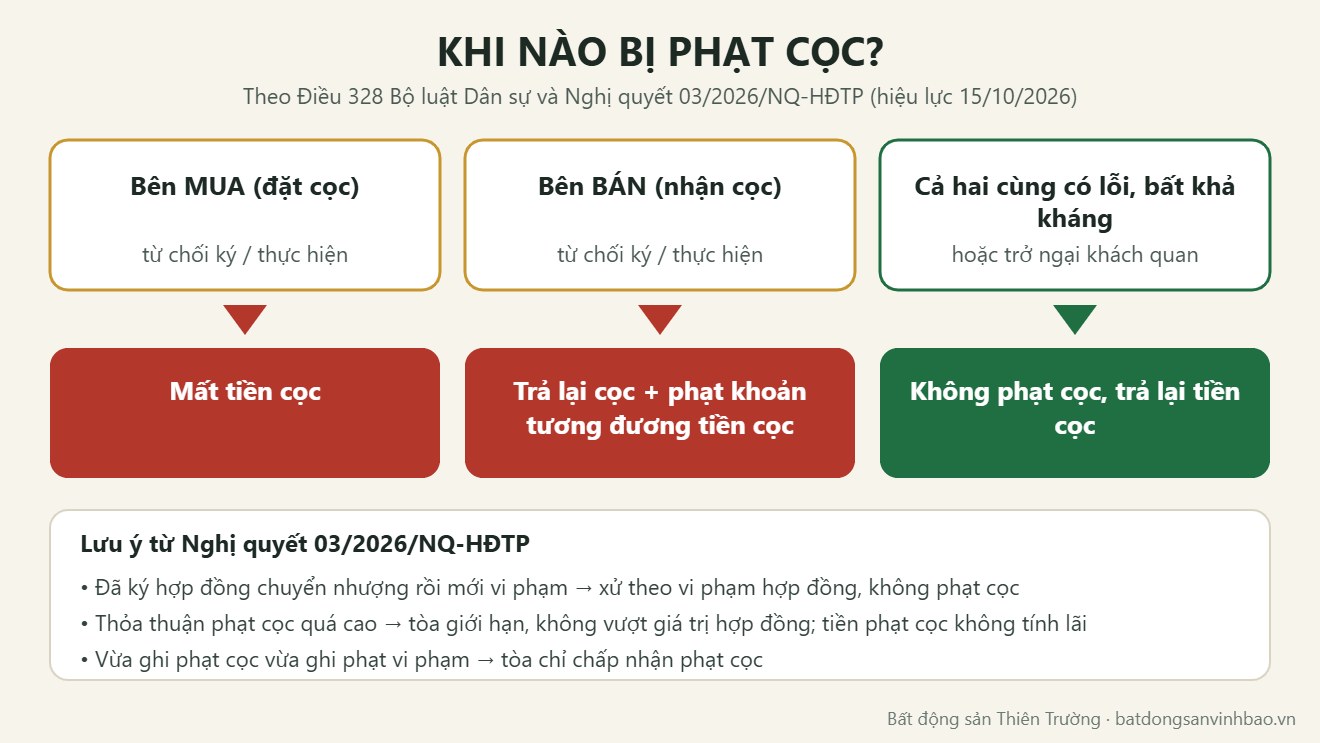 Đặt cọc mua đất 2026: 5 điểm mới từ Nghị quyết 03/2026 và 7 điều khoản cần có