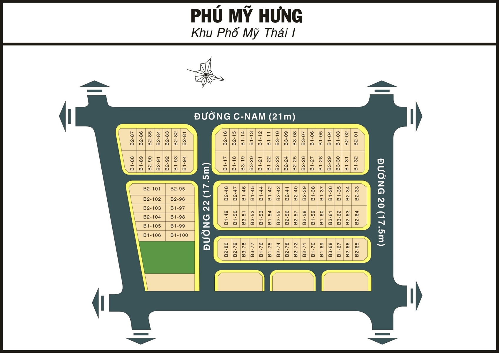 bản đồ mỹ thái 1 phú mỹ hưng