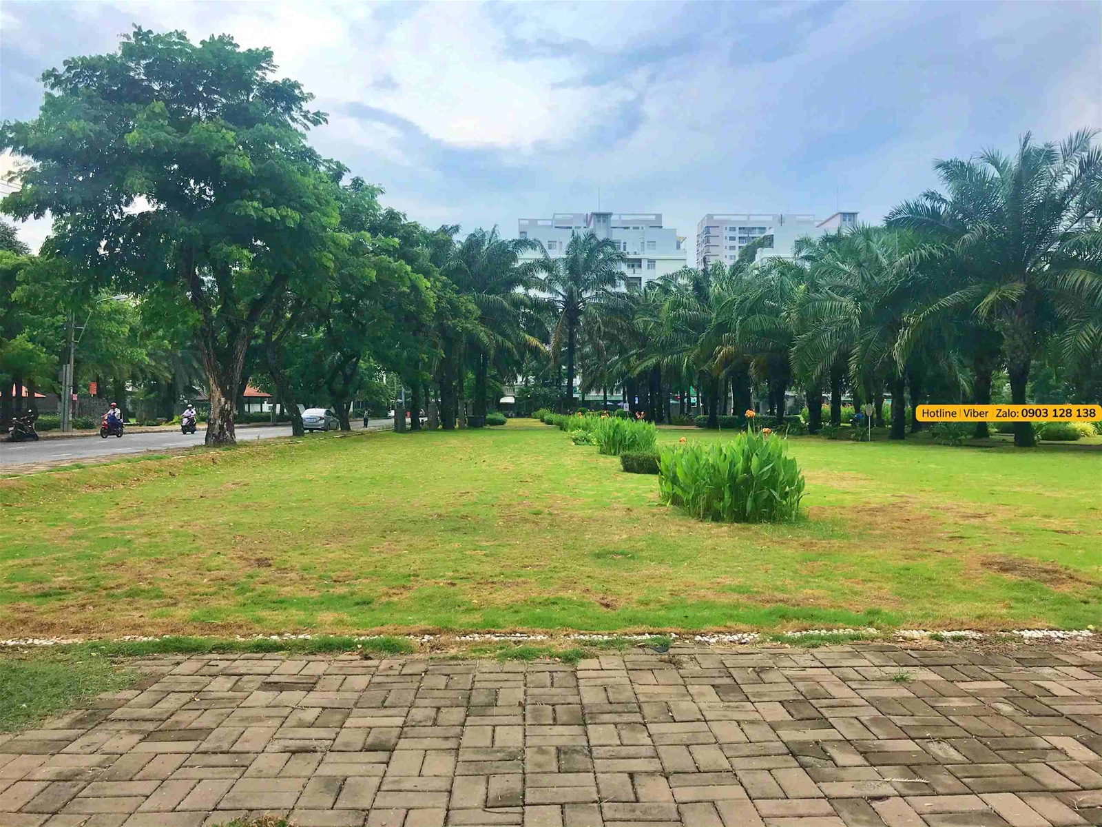 công viên 2 hecta khu biệt thự mỹ thái