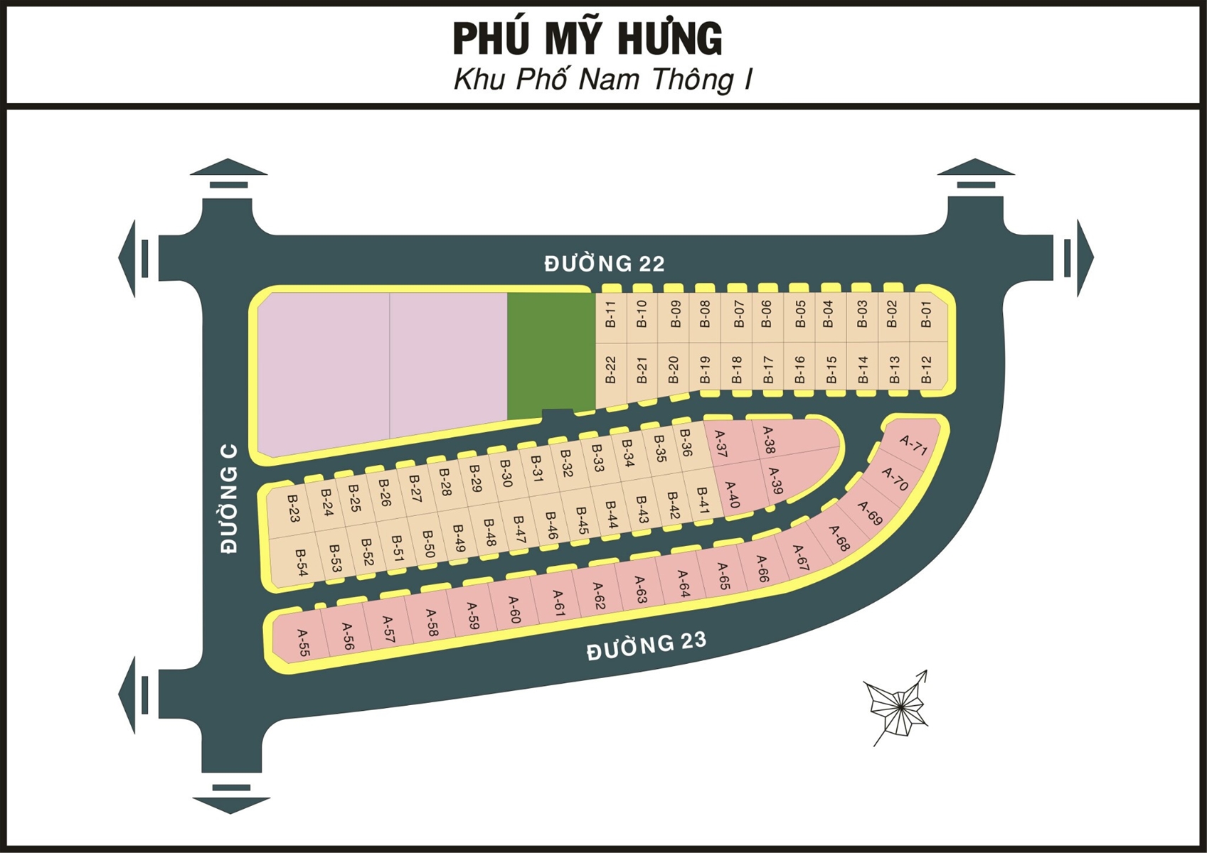 bản đồ dự án nam thông 1