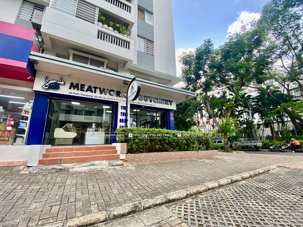Cho Thuê Shop Căn Góc 2 Mặt Tiền 401 Phạm Thái Bường Mỹ Khánh 3 Phú Mỹ Hưng Q7
